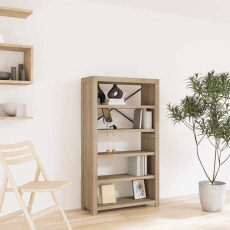 3-Tier Bookcase 80X30X Solid Wood Acacia