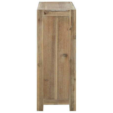 3-Tier Bookcase 80X30X Solid Wood Acacia