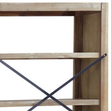 3-Tier Bookcase 80X30X Solid Wood Acacia