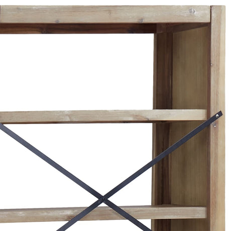 3-Tier Bookcase 80X30X Solid Wood Acacia