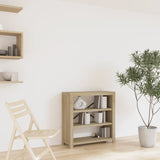 3-Tier Bookcase 80X30X Solid Wood Acacia