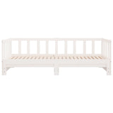 Pull-out Day Bed without Mattress White 2x(90x190)cm