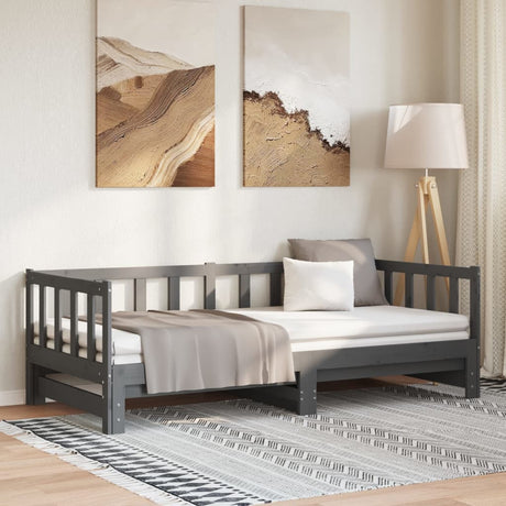 Pull-Out Day Bed Without Mattress 2X(90X190)Cm