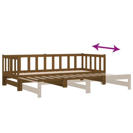 Pull-Out Day Bed Without Mattress 2X(90X190)Cm