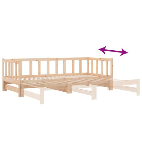 Pull-Out Day Bed Without Mattress 2X(80X200)Cm