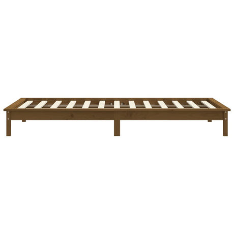 820534  Bed Frame Without Mattress Solid Wood