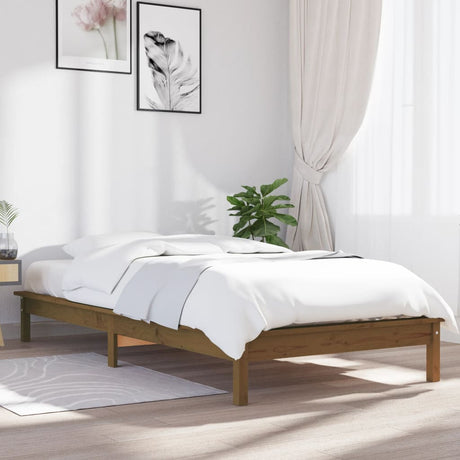 820534  Bed Frame Without Mattress Solid Wood