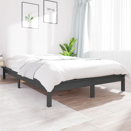 820534  Bed Frame Without Mattress Solid Wood