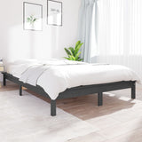 820534  Bed Frame Without Mattress Solid Wood