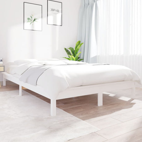 820534  Bed Frame Without Mattress Solid Wood