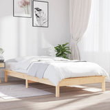 820534  Bed Frame Without Mattress Solid Wood