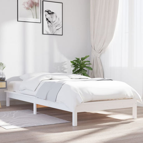 820534  Bed Frame Without Mattress Solid Wood