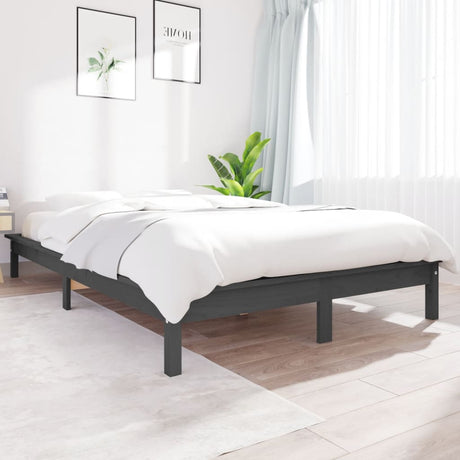 820534  Bed Frame Without Mattress Solid Wood