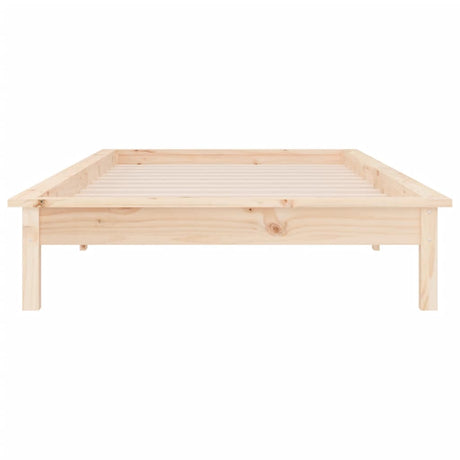 Led Bed Frame Without Mattress Solid Wood