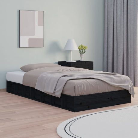 Bed Frame Without Mattress Single Single Solid Wood