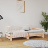 Pull-Out Day Bed Without Mattress 2X(90X200) Cm Solid Wood Pine