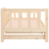 Pull-Out Day Bed Without Mattress 2X(90X200) Cm Solid Wood Pine