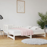 Pull-Out Day Bed Without Mattress 2X(90X200) Cm Solid Wood Pine