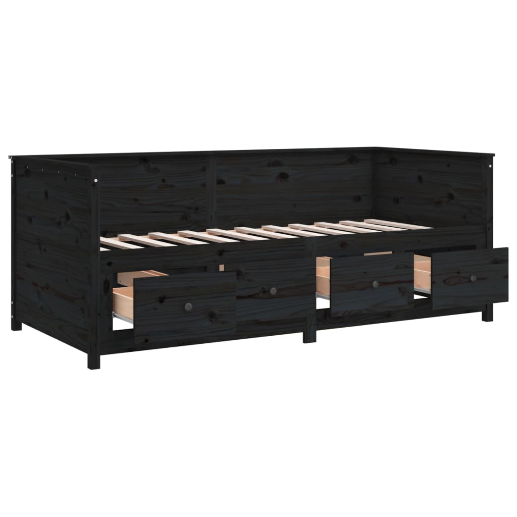 Day Bed Without Mattress Solid Wood Pine