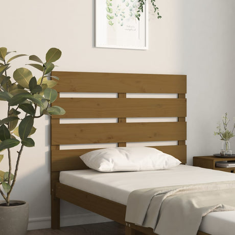 Headboard 100X3X80 Cm Solid Wood Pine