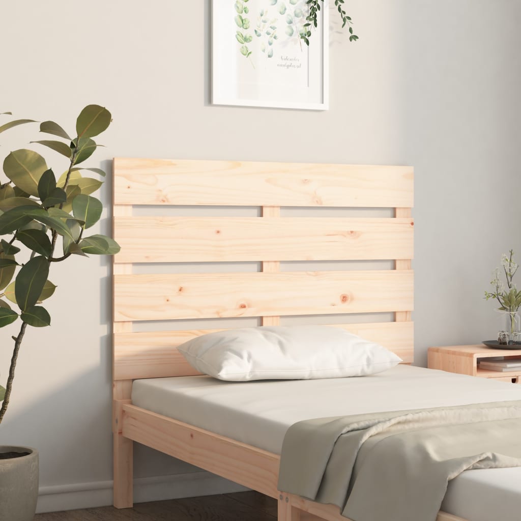 Headboard 100X3X80 Cm Solid Wood Pine