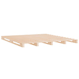 Pallet Bed Without Mattress Super King Size Solid Wood
