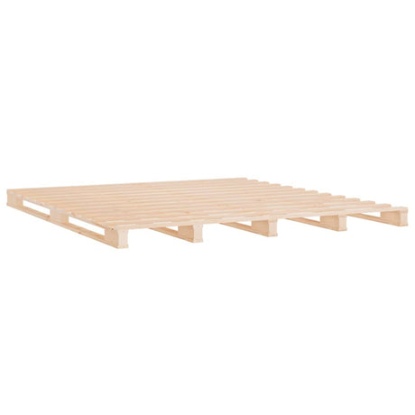 Pallet Bed Without Mattress Super King Size Solid Wood
