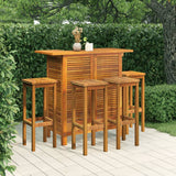 5 Piece Garden Bar Set Solid Wood Acacia