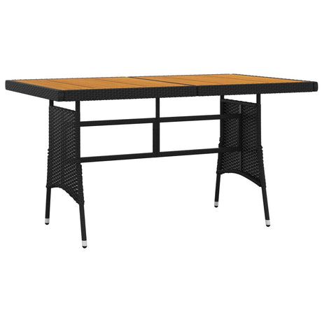 5 Piece Outdoor Dining Set Poly Rattan