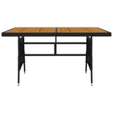 5 Piece Outdoor Dining Set Poly Rattan