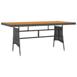 7 Piece Outdoor Dining Set Poly Rattan