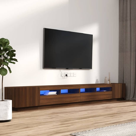Tv Cabinet With Led Lights 300X35X40 Cm