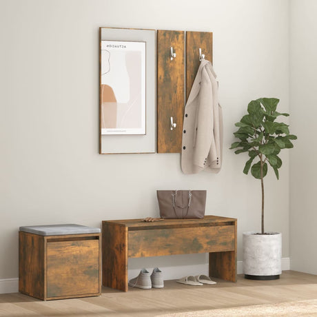 Hallway Furniture Set Engineered Wood