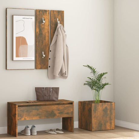 Hallway Furniture Set Engineered Wood