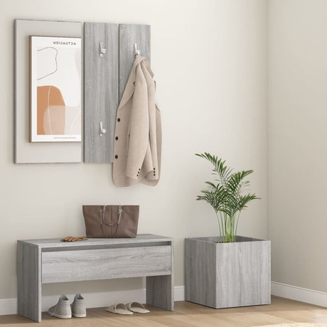 Hallway Furniture Set Engineered Wood