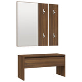 Hallway Furniture Set Engineered Wood