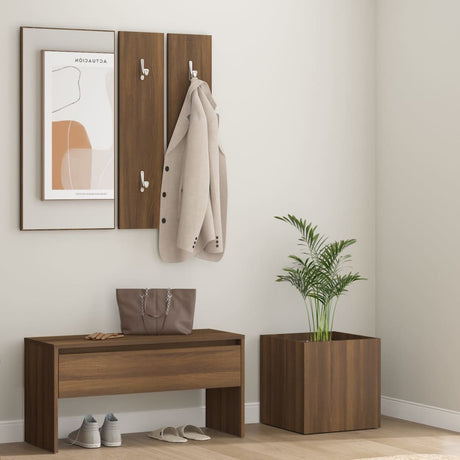 Hallway Furniture Set Engineered Wood