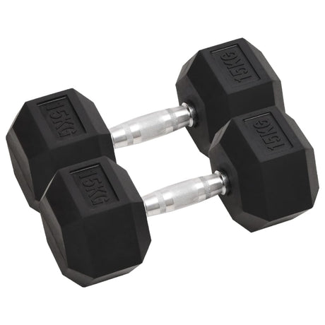 Dumbbells 2 Pcs 8 Kg Cast Iron
