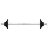 Barbell With Plates Set 30 Kg Cast Iron
