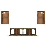 4 Piece Tv Cabinet Set Engineered Wood