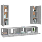 5 Piece Tv Cabinet Set Engineered Wood