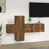 5 Piece Tv Cabinet Set Engineered Wood