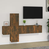 5 Piece Tv Cabinet Set Engineered Wood
