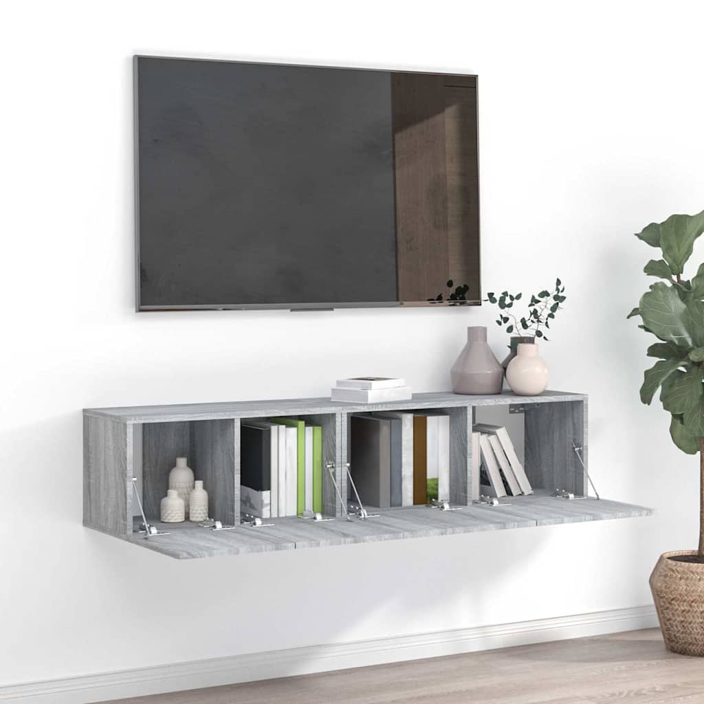 Tv Cabinets 3 Pcs Engineered Wood