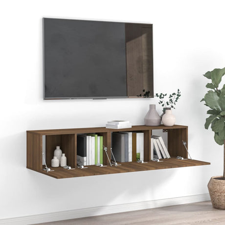 Tv Cabinets 3 Pcs Engineered Wood