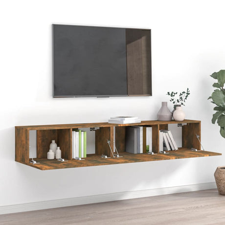 Tv Cabinets 3 Pcs Engineered Wood
