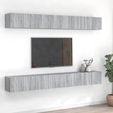 6 Piece Tv Cabinet Set Engineered Wood