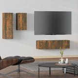 4 Piece Tv Cabinet Set Engineered Wood
