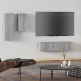 4 Piece Tv Cabinet Set Engineered Wood