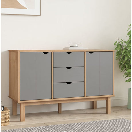 Sideboard Otta 113.5X43X73 Cm Solid Wood Pine
